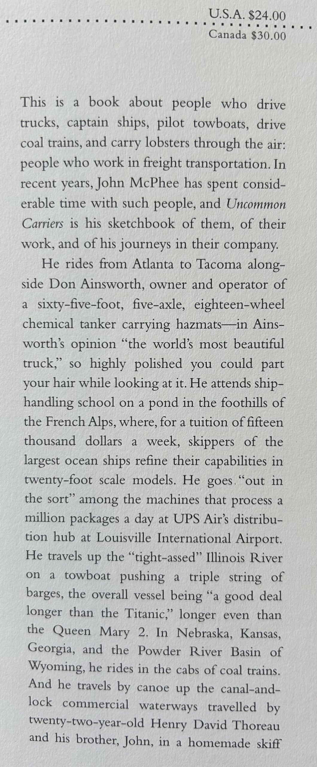 UNCOMMON CARRIERS