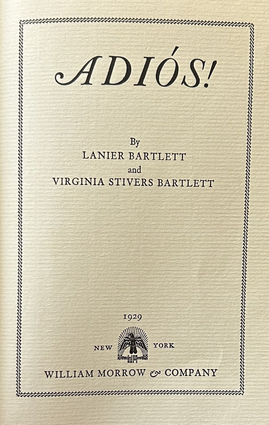ADIOS! (signed limited edition)