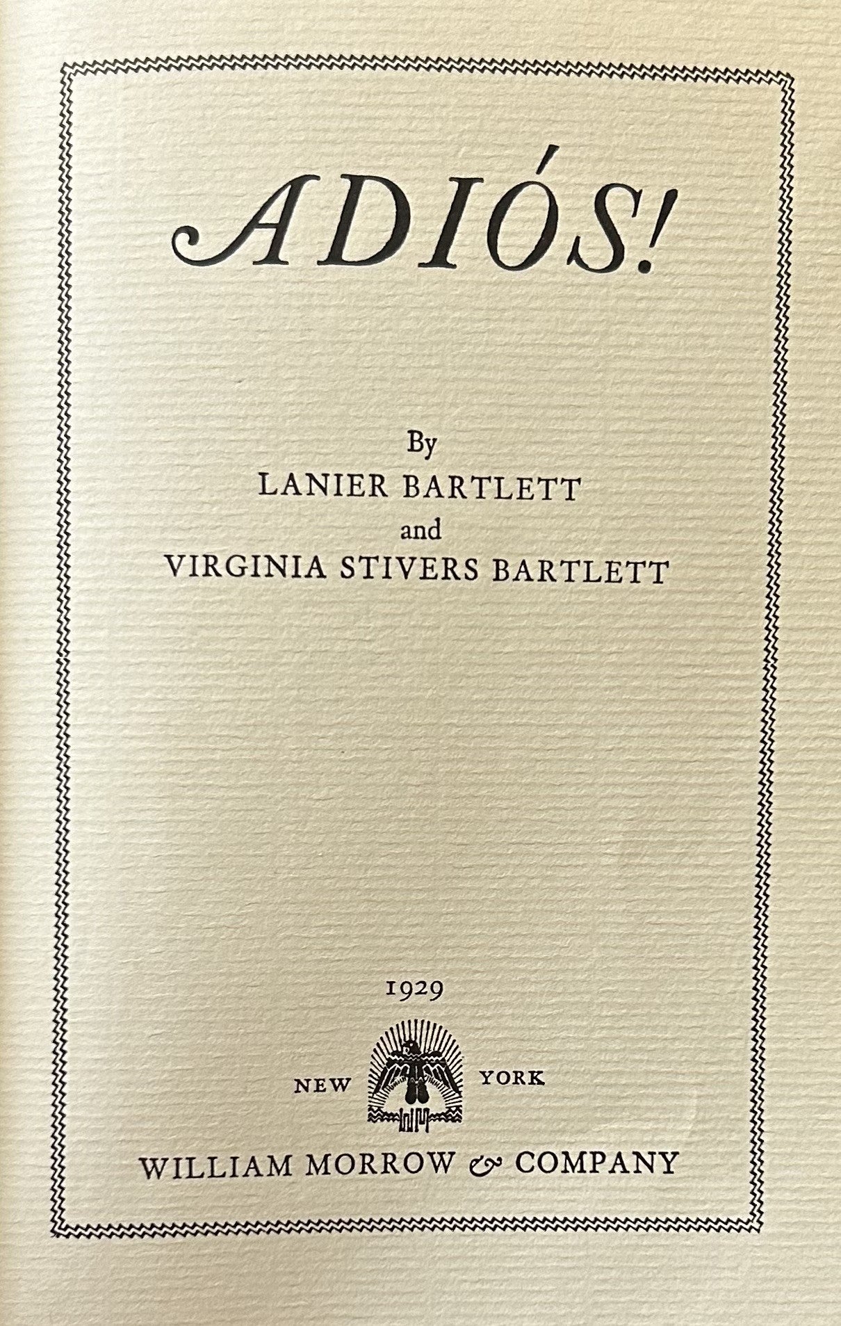 ADIOS! (signed limited edition)